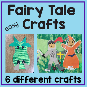 Preview of Fairy Tale Crafts:  Dragon, Princess, Knight, Castle, Bean Stalk, Drawings
