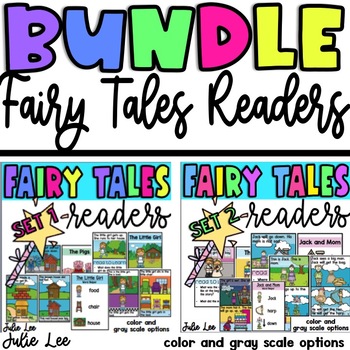 Preview of Fairy Tale Decodable Readers Bundle Kindergarten Decodable Readers CVC Readers