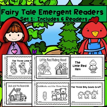 Preview of Fairy Tale Emergent Reader Set