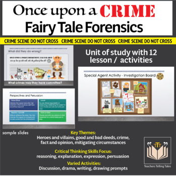 Preview of Fairy Tale Forensics Learning Unit