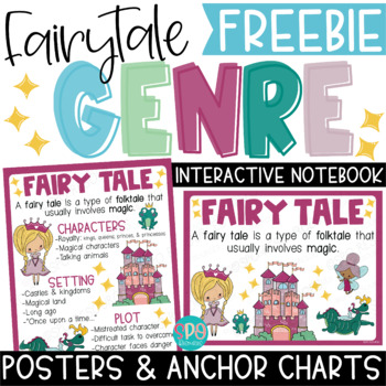Preview of Fairy Tale Genre Poster & Anchor Chart Freebie