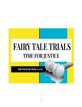 Preview of Fairy Tale Justice presents…The Trial of the Century!