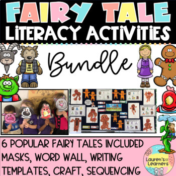 Preview of Fairy Tale Activities reading writing Bundle