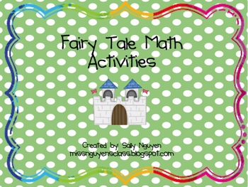 Preview of Fairy Tale Math Activities for Beginning of the School Year