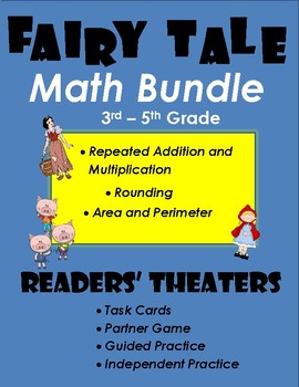 Preview of Fairy Tale Math Readers' Theater Bundle