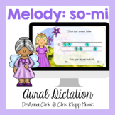 Fairy Tale Melodies Dictation Game for so-mi 