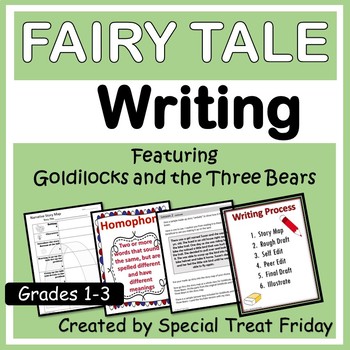 Preview of Fractured Fairy Tale Writing Unit
