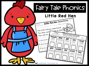 Preview of Fairy Tale Phonics - Little Red Hen