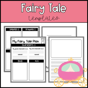 Preview of Fairy Tale Planning and Writing Templates