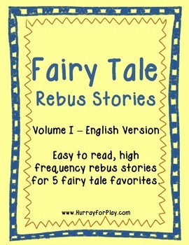 Preview of Fairy Tale Rebus Stories (English)