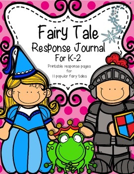 Preview of Fairy Tale Response Journal for K-2
