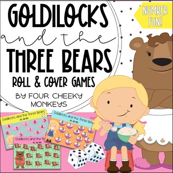 Preview of Fairy Tale Roll and Cover / Number Recognition Games