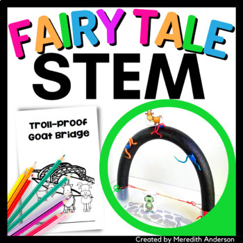 Preview of Fairy Tale STEM Activity for The Three Billy Goats Gruff - Design a Bridge