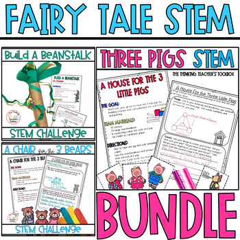 Preview of Fairy Tale STEM Bundle