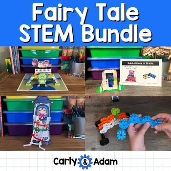Preview of Fairy Tale STEM Challenges and Activities - Includes 5 STEM Centers