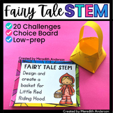 Fairy Tale STEM Activities Makerspace Task Cards and Choice Boards