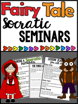 Preview of Fairy Tale Socratic Seminar Bundle {Bloom's Taxonomy, Common Core}