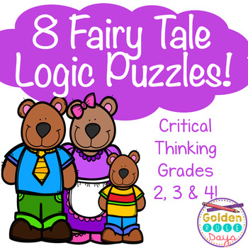 Preview of Enrichment Activities Fairy Tale Logic Puzzles Critical Thinking Fast Finishers