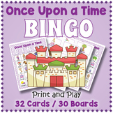 Fairy Tale Themed Party Game BINGO & Memory Matching Card Game
