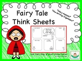 Fairy Tale Think Sheets: Story Analysis & Pre-Writing Organizer