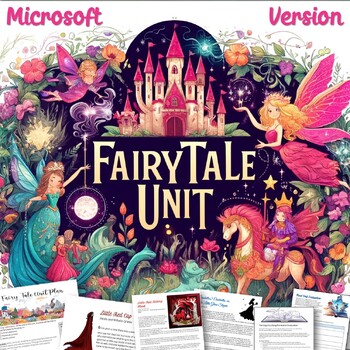 Preview of Fairy Tale Unit for Literary Analysis - For Microsoft Word, Activities, Lessons