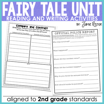 Preview of Fairy Tale Unit to Teach the Common Core Standards - 25 Activities