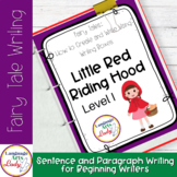 Fairy Tale Writing Boxes | Little Red Riding Hood Level I