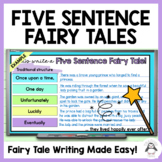 Fairy Tale Writing Structure | Five Sentence Fairytales | 