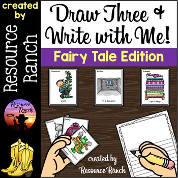 Preview of Fairy Tale Writing with Picture Cards 
