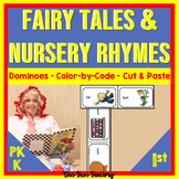 Fairy Tale and Nursery Rhyme Rhyming Dominoes FREE