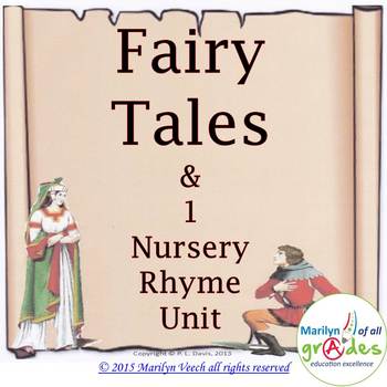 Preview of Fairy Tales Classroom Themed Unit - Activities, Worksheets and Research Topics
