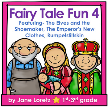Preview of Fairy Tales 4 reader's theater activities, writing - first grade, second grade