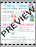 Fairy Tales Anchor Chart