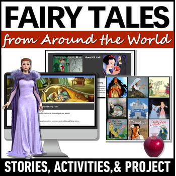 Preview of Fairy Tales Around the World - Cinderella Fairytale Variants - World Folktales
