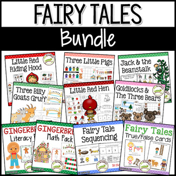 Preview of Fairy Tales BUNDLE: Activities for Pre-K, Preschool