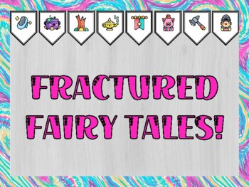 Preview of Fairy Tales Bulletin Board Kit & Door Décor, FRACTURED FAIRY TALES!