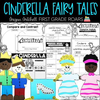 Preview of Fairy Tales Cinderella Stories Book Companion Reading Comprehension