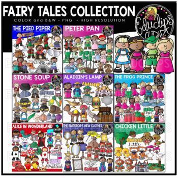 Preview of Fairy Tales Clip Art Collection {Educlips Clipart}