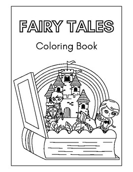Preview of Fairy Tales Coloring Book | 19 Pages