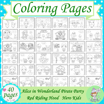 Fairy Tale Coloring Worksheets Teaching Resources Tpt