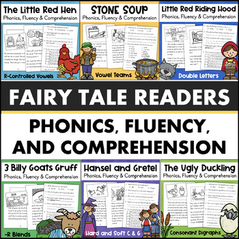 Preview of Short Stories 2nd Grade Decodable Reading Passages with Comprehension Questions