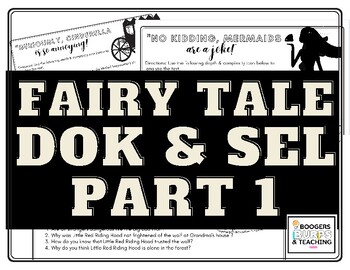 Preview of Fairy Tales: Depth of Knowledge & Social Emotional Learning Part 1