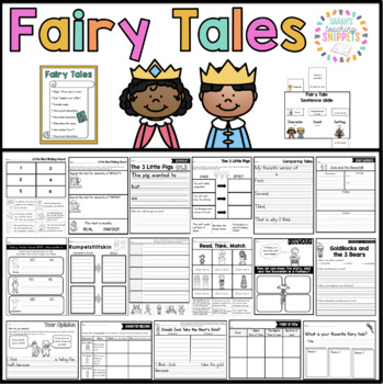 Preview of Fairy Tales Literacy Pack