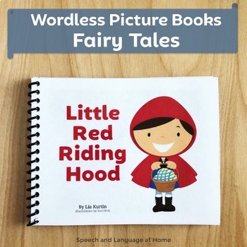 Preview of Preschool Speech Therapy Activities | Fairy Tales Wordless Book Red Riding Hood