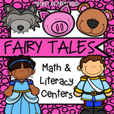Fairy Tales Math and Literacy Centers for Preschool, Pre-K, and Kindergarten