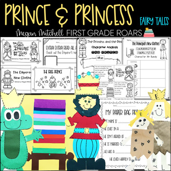 Preview of Fairy Tales Prince and Princess Stories Book Companion Reading Comprehension