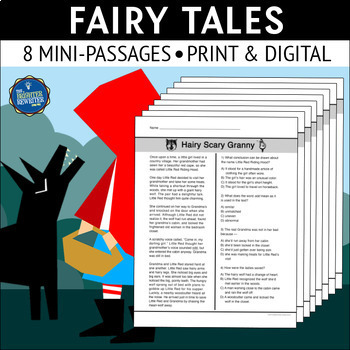 Preview of Fairy Tales Reading Comprehension Passages Set 1