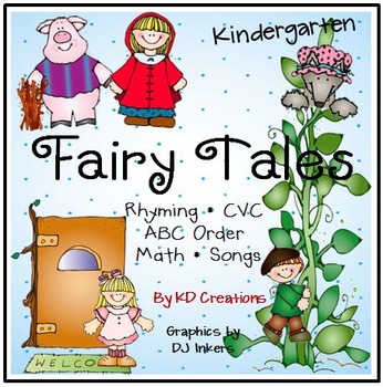 Preview of Fairy Tales Activities and Centers for Kindergarten