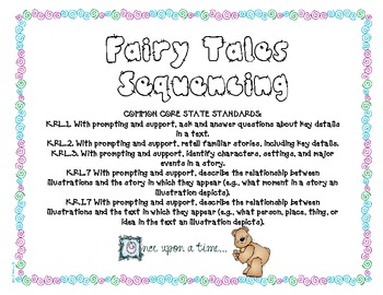 Preview of Fairy Tales Sequencing (Common Core Aligned)