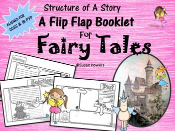Preview of Fairy Tales Story Structure Flip Flap Booklet